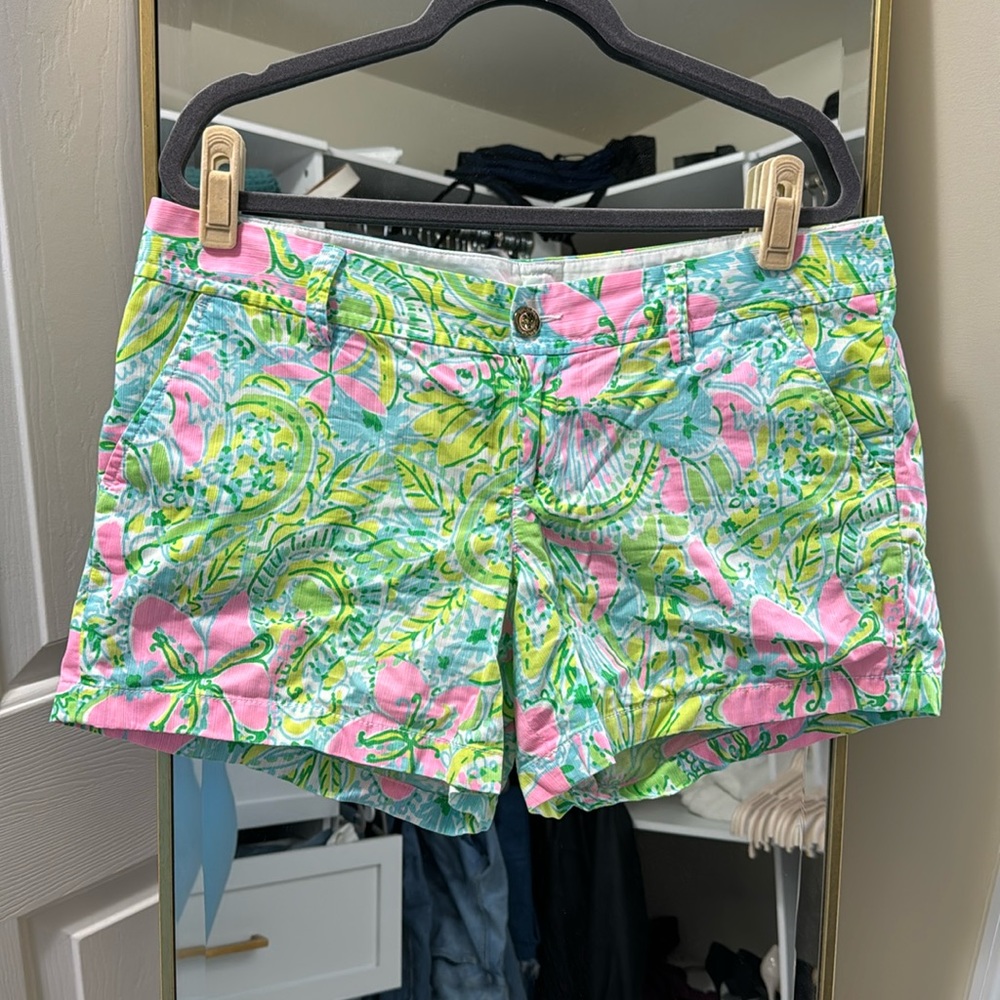 Lilly Pulitzer Callahan Shorts Coconut Grove Size 14